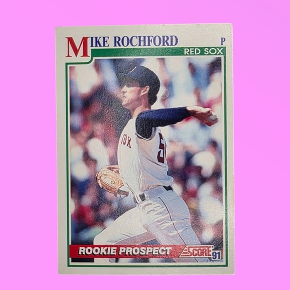 1991 Score Mike Rochford Boston Red Sox #739 Baseball Card - Picture 1 of 3